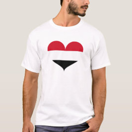 Ik hou van Jemen vlag T-shirt