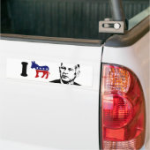 Ik hou van Jerry Brown Bumpersticker (Op Truck)