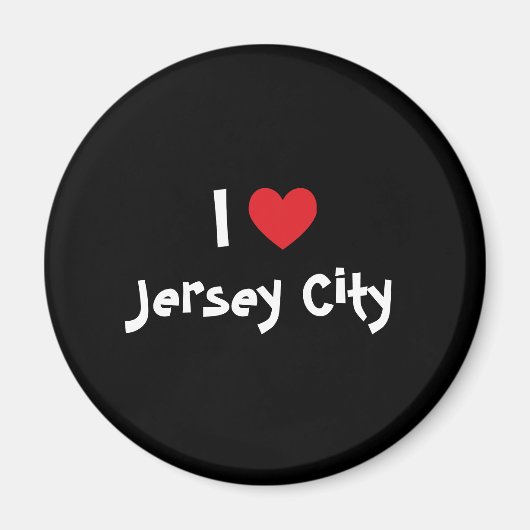 Ik hou van Jersey City Magneet (Voorkant)