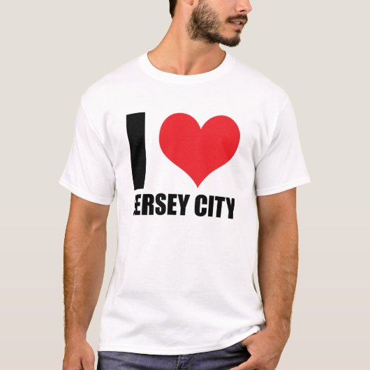 Ik hou van Jersey City T-shirt (Voorkant)