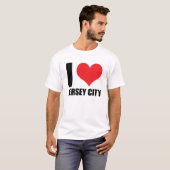 Ik hou van Jersey City T-shirt (Voorkant volledig)