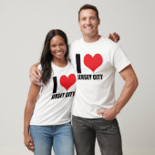 Ik hou van Jersey City T-shirt (Unisex)