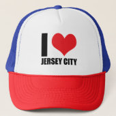 Ik hou van Jersey City Trucker Pet (Voorkant)