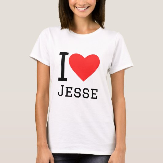 Ik hou van jesse t-shirt (Voorkant)