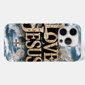Ik hou van Jesus #4 Hoesje-Mate iPhone Case (Achterkant (horizontaal))