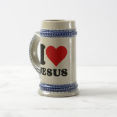 Ik hou van JESUS Bierpul (Voorkant links)