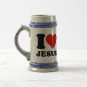 Ik hou van JESUS Bierpul (Links)