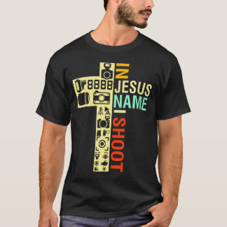Ik hou van Jesus en Pizza Christelijke Pizza Baker T-shirt