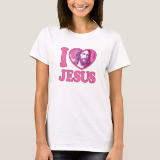 ik hou van jesus - hart t-shirt