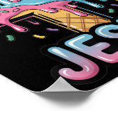 Ik hou van Jesus Kinder Christelijke Ice Cream Dri Poster (Hoek)