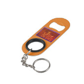 Ik hou van Jesus Mini Bottle Opener met Sleutelhan Flessenopener (Achterkant Gekanteld)