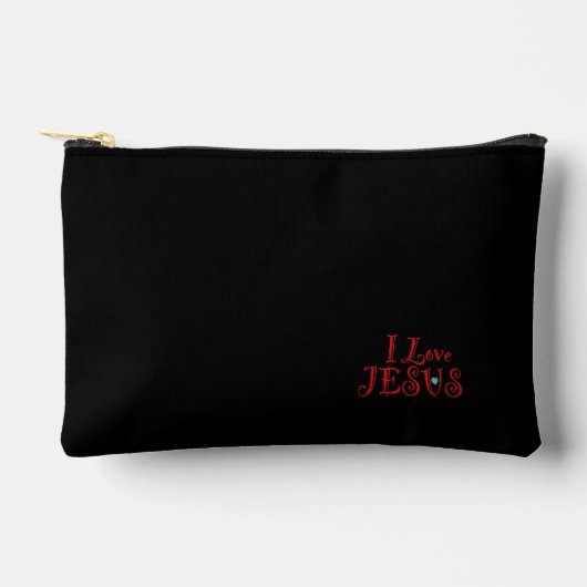 Ik hou van Jesus Red Script Black Etui (Voorkant)