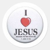 Ik hou van Jesus Stickers (Voorkant)