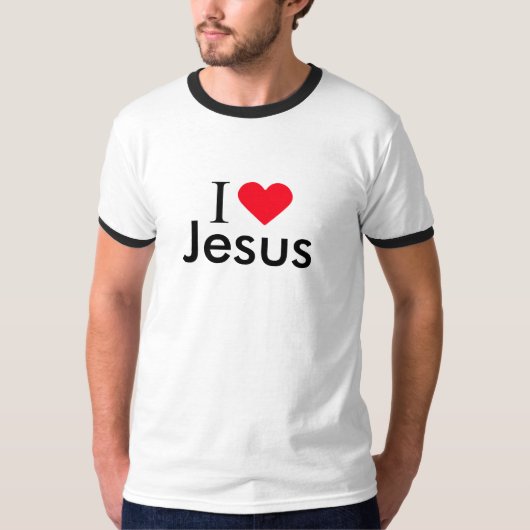 Ik hou van JESUS T-shirt (Voorkant)
