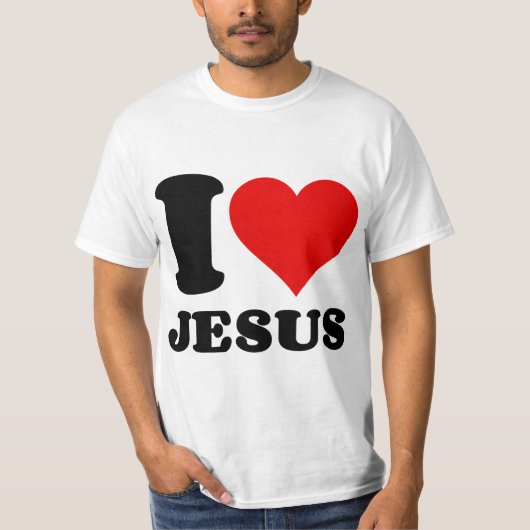 Ik hou van JESUS T-shirt (Voorkant)