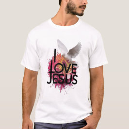 Ik hou van Jesus T-shirt religie Christelijk