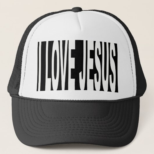 IK HOU VAN JESUS TRUCKER PET (Voorkant)