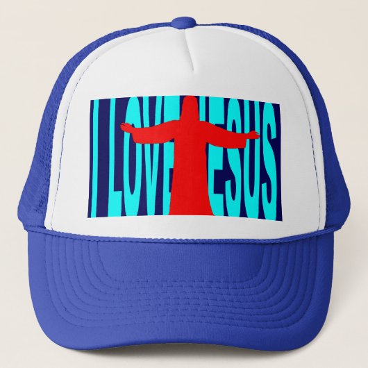 IK HOU VAN JESUS TRUCKER PET (Voorkant)