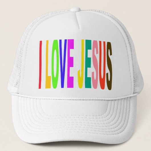 IK HOU VAN JESUS TRUCKER PET (Voorkant)