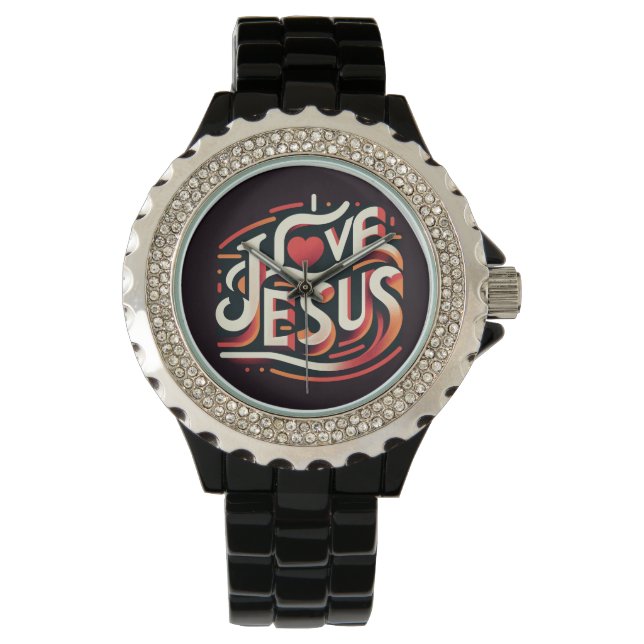Ik hou van Jesus Watch Horloge (Voorkant)