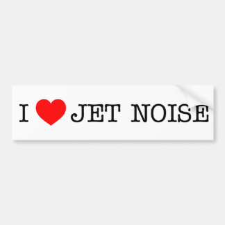Ik hou van Jet Noise Bumpersticker