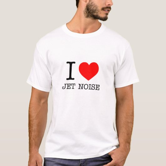Ik hou van Jet Noise T-shirt (Voorkant)