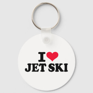 Ik hou van Jet ski Sleutelhanger