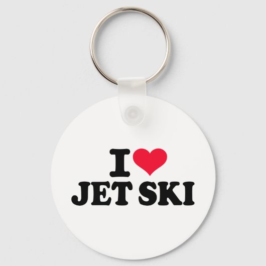 Ik hou van Jet ski Sleutelhanger (Voorkant)