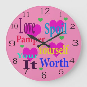 Ik hou van jezelf, jouw wereld. grote klok