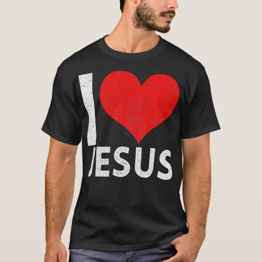 Ik hou van Jezus _1 T-shirt (Voorkant)