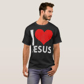 Ik hou van Jezus _1 T-shirt (Voorkant volledig)
