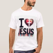 Ik hou van Jezus #4 T-shirt (Voorkant)