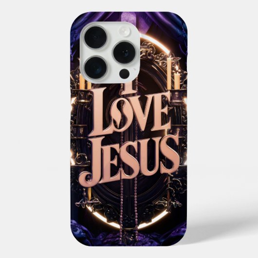 Ik hou van Jezus #8 Case-Mate iPhone Case (Achterkant)
