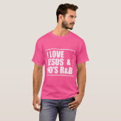 Ik hou van Jezus 90's RB T-shirt (Voorkant volledig)
