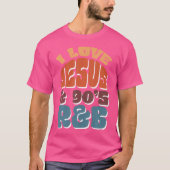 Ik hou van Jezus 90's RB T-shirt (Voorkant)