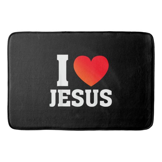 Ik hou van Jezus Badmat (Voorkant)