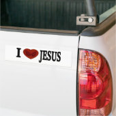 Ik hou van Jezus Bumpersticker (Op Truck)