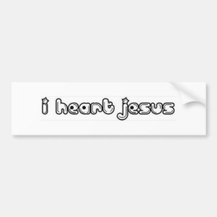 ik hou van Jezus Bumpersticker