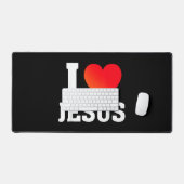 Ik hou van Jezus Bureaumat (Keyboard & Muis)