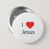 Ik hou van Jezus Button (Voorkant /achterkant)
