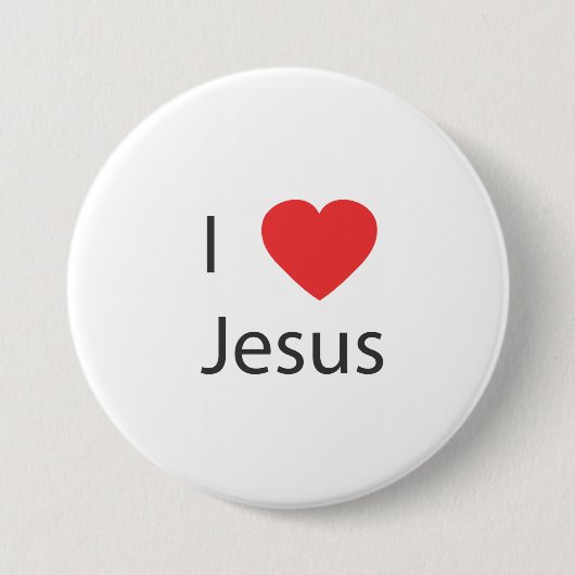 Ik hou van Jezus Button (Voorkant)