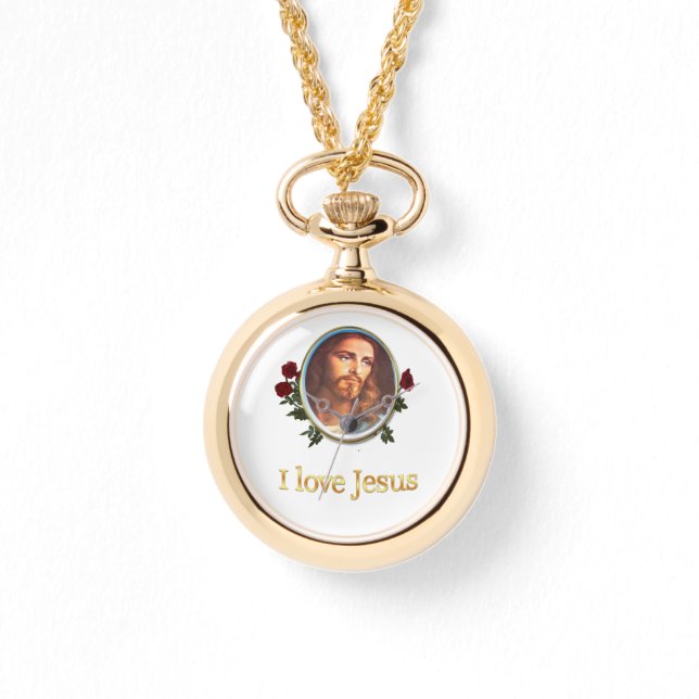 Ik hou van Jezus cadeautjes Horloge (Voorkant)