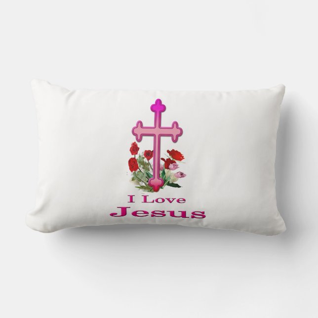 Ik hou van Jezus cadeautjes Kussen (Voorkant)