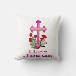Ik hou van Jezus cadeautjes Kussen