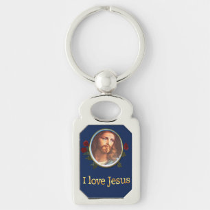 Ik hou van Jezus cadeautjes Sleutelhanger