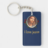 Ik hou van Jezus cadeautjes Sleutelhanger (Voorkant)