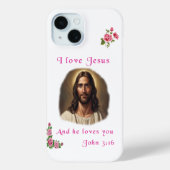 Ik hou van Jezus Case-Mate iPhone Case (Achterkant)