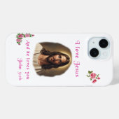 Ik hou van Jezus Case-Mate iPhone Case (Achterkant (horizontaal))