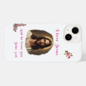 Ik hou van Jezus Case-Mate iPhone Case (Achterkant (horizontaal))