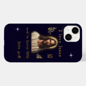 Ik hou van Jezus Case-Mate iPhone Case (Achterkant (horizontaal))